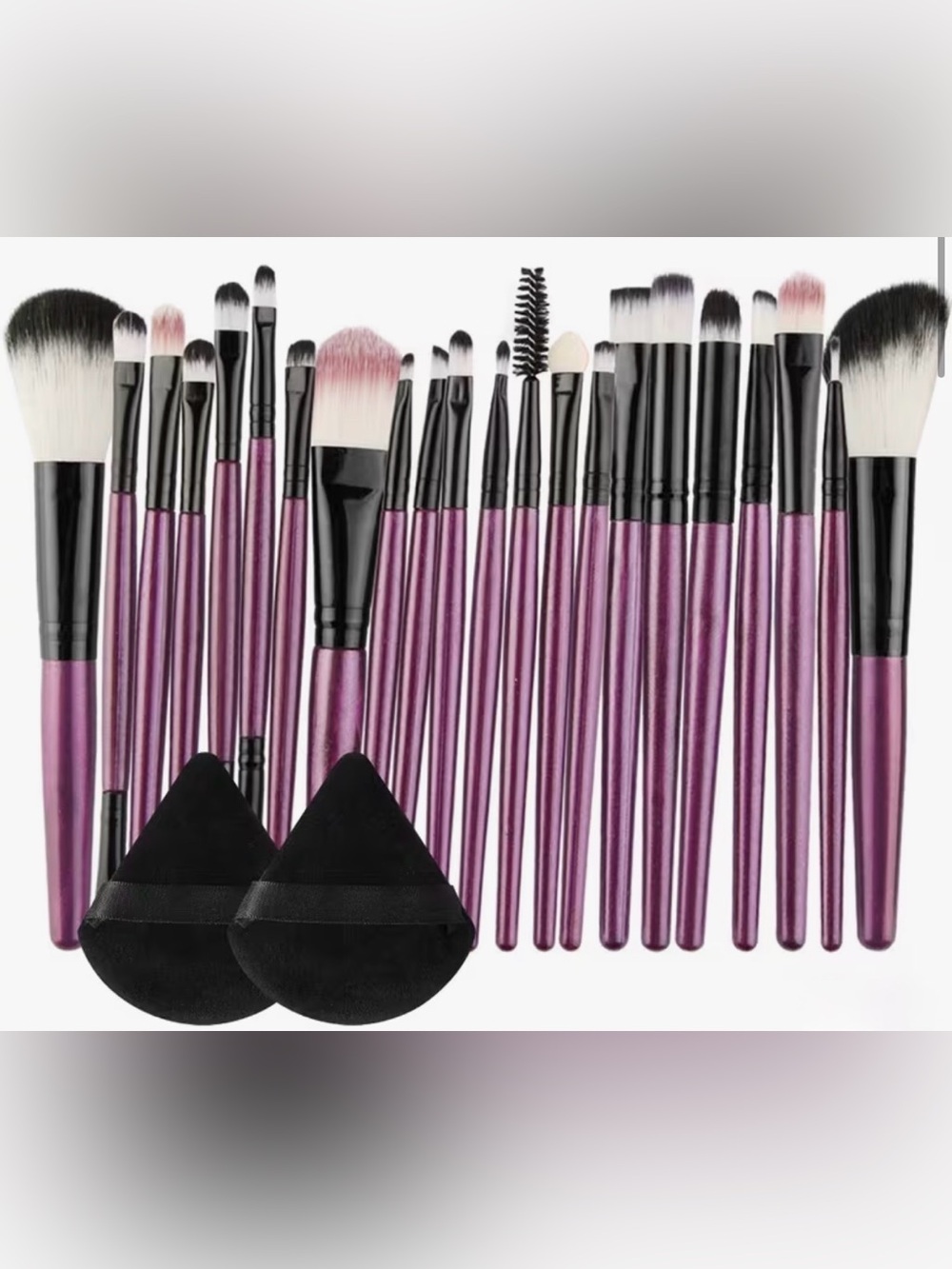 ⭐️ New - 22 Piece Makeup Brush Set Professional Purple Cosmetic Brushes
